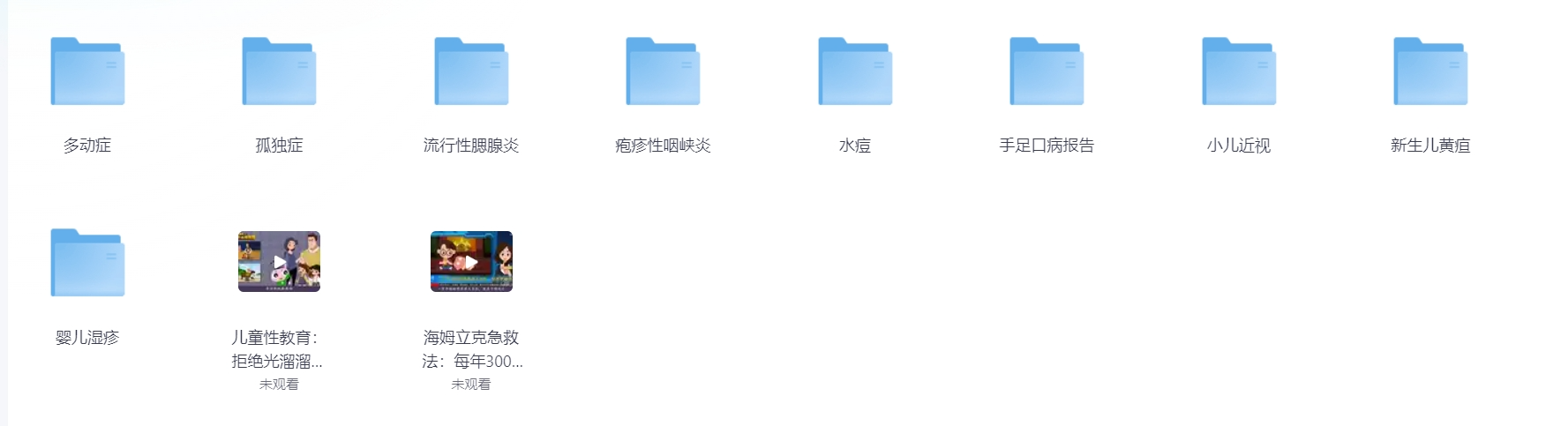 【幼儿资料】儿童疾病防治【1.85GB】（含多动症，海姆立克急救法，水痘等疾病和急救）-学习资源论坛-交流广场-优选资源网_1