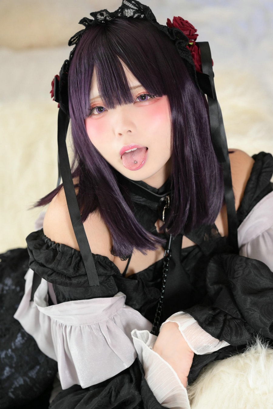 [Cosplay] なごみ亭ちゅちゅ –  聖?ヌルヌル女学園～無愛想なあの子は性…-优选资源网