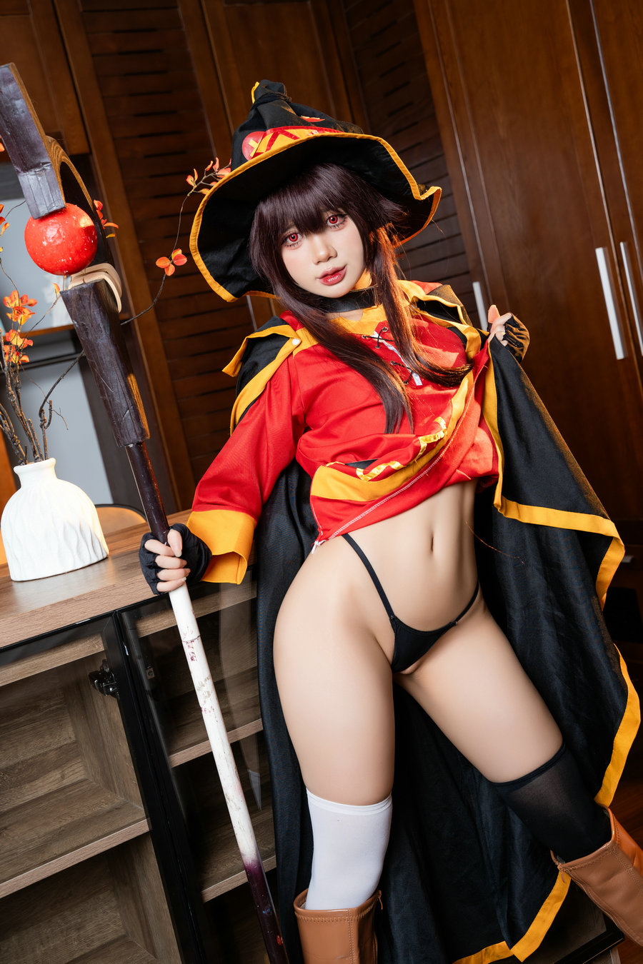 PoppaChan – Konosuba Megumin [128P12V-1.01GB]-优选资源网